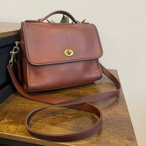 Vintage Coach Court British Tan 9870